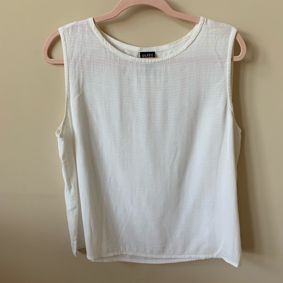 eileen fisher white tank